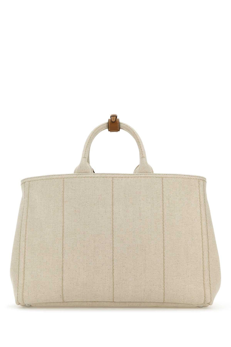 Prada Milano Tote Bag — Beige Coli-vitello