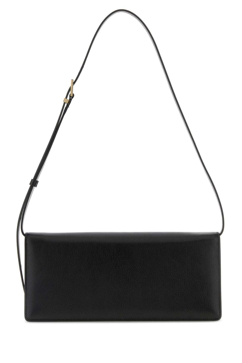 Tom Ford Leather Shoulder Bag — Black