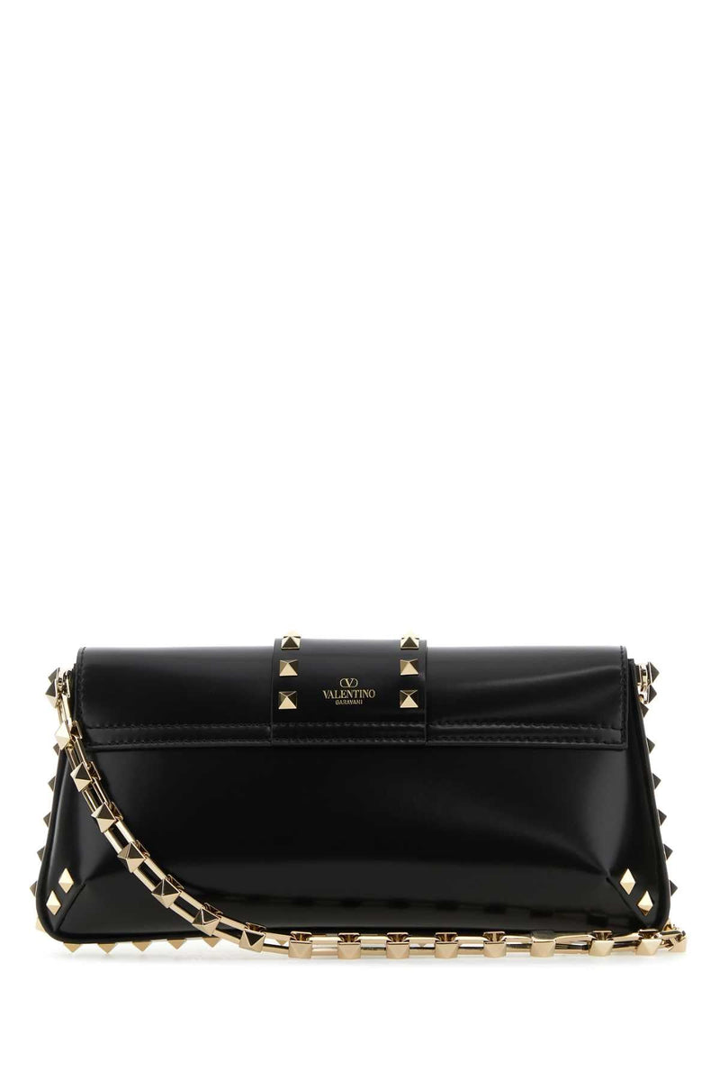 Valentino Garavani Rockstud Shoulder Bag — Black