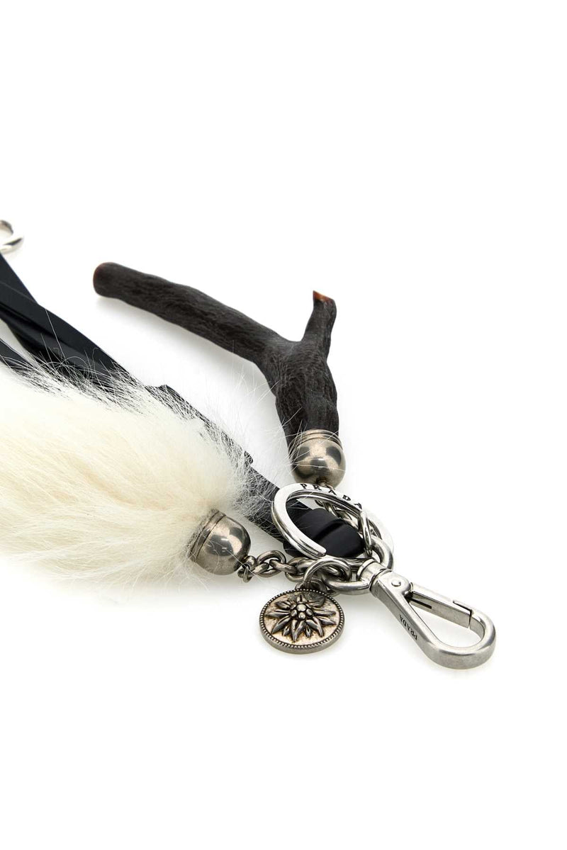 Prada Trick Key Case — Black Keychains