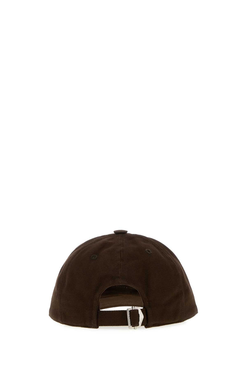 Isabel Marant Tomas-Gz Baseball Cap — Brown Exterior: Cotton Caps