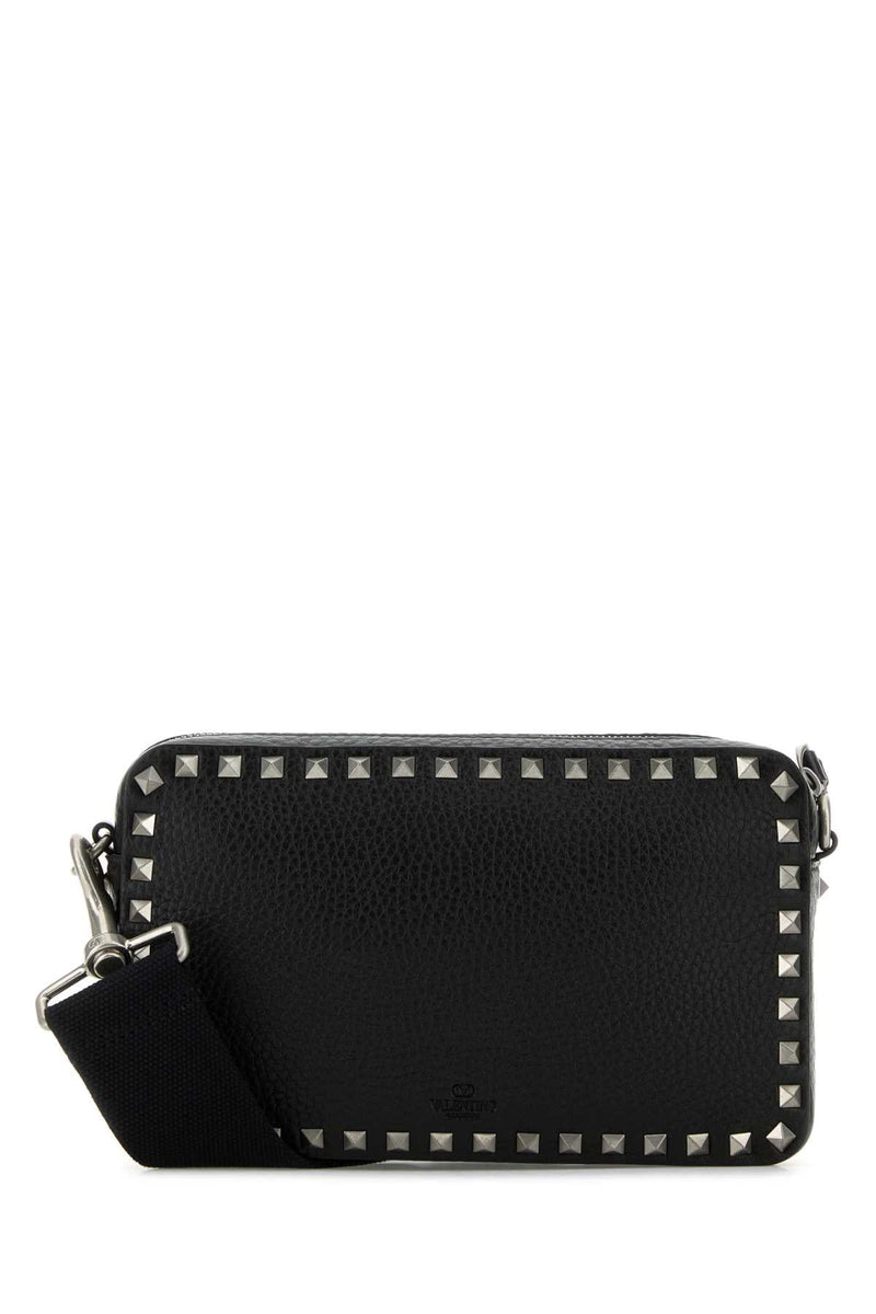 Valentino Garavani Rockstud Crossbody Bag — Black