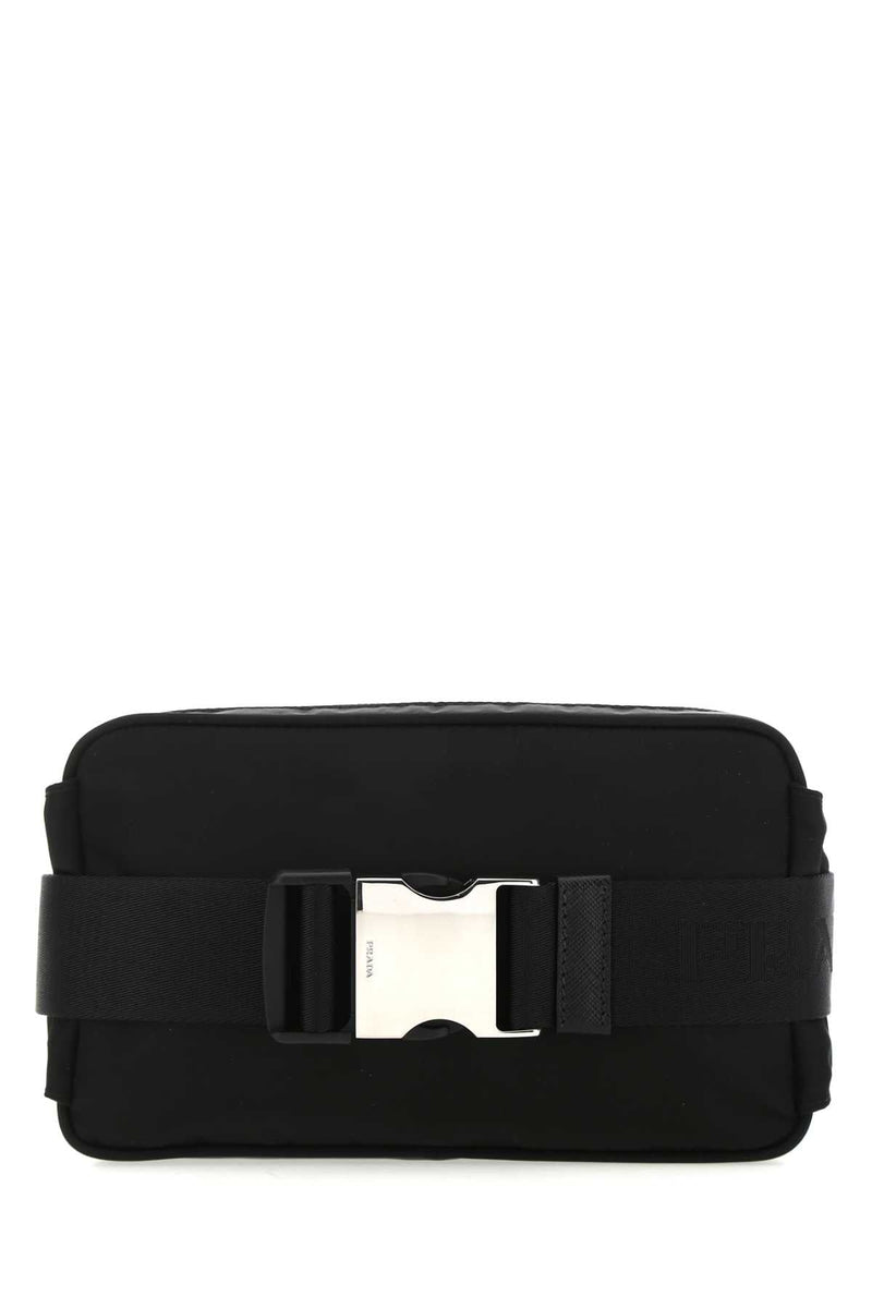 Prada Belt Bag — Black Poliammidericiclata-vitello