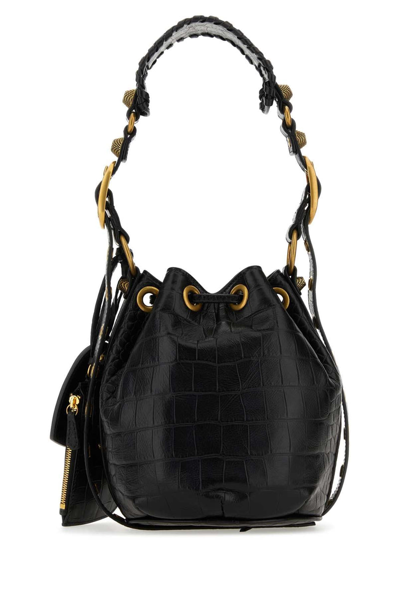 Balenciaga Le Cagole Bucket Bag — Black