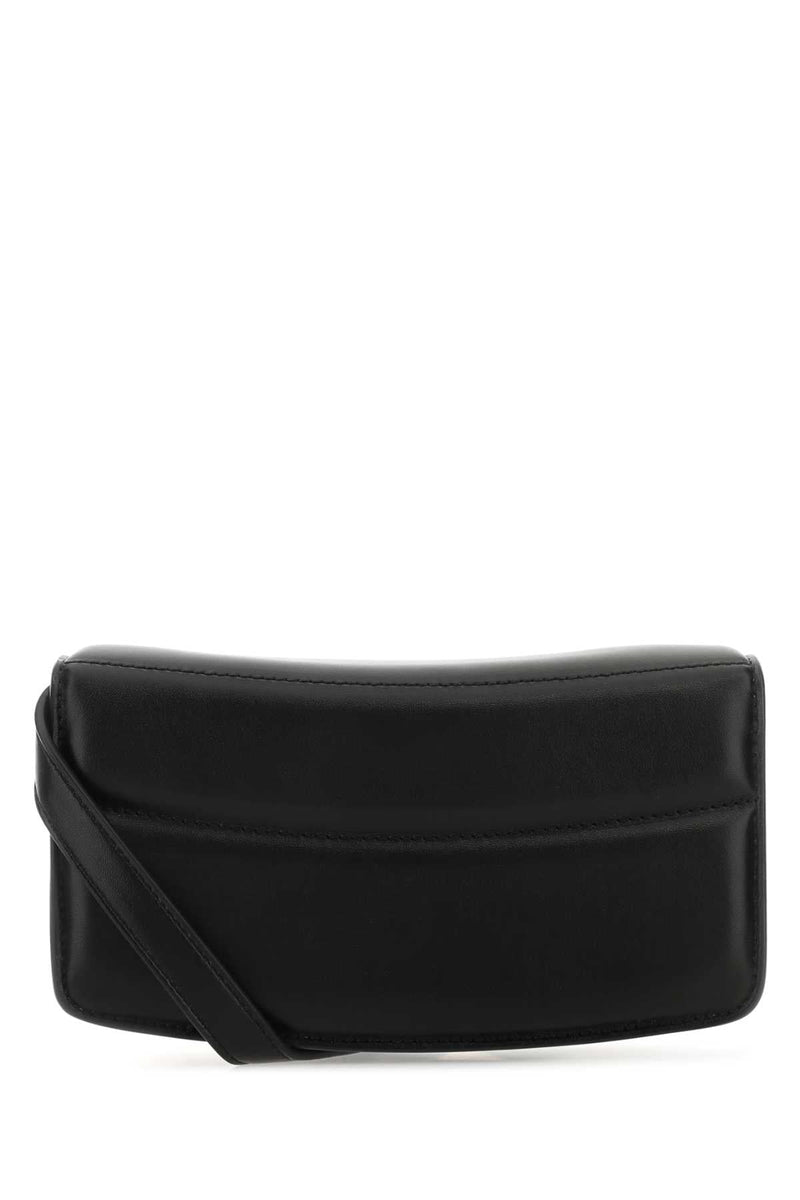 Stella Mccartney S-Wave Mini Crossbody Wallet — Black