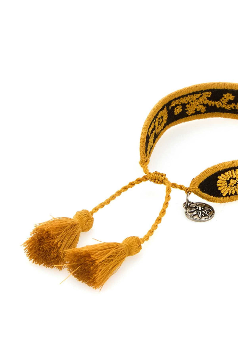 Prada Jewelry Bracelet — Yellow Vitello Bracelets