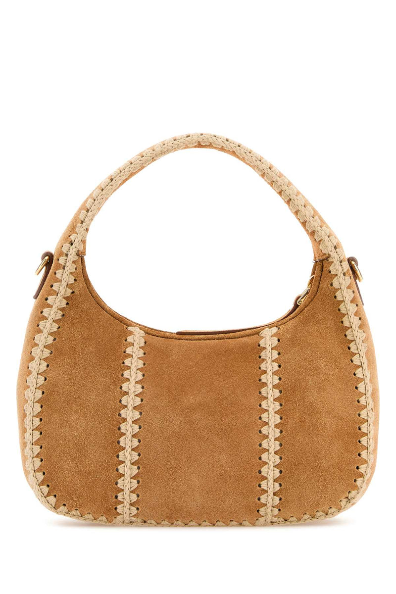 Miu Miu Wander Shoulder Bag — Beige Vitello