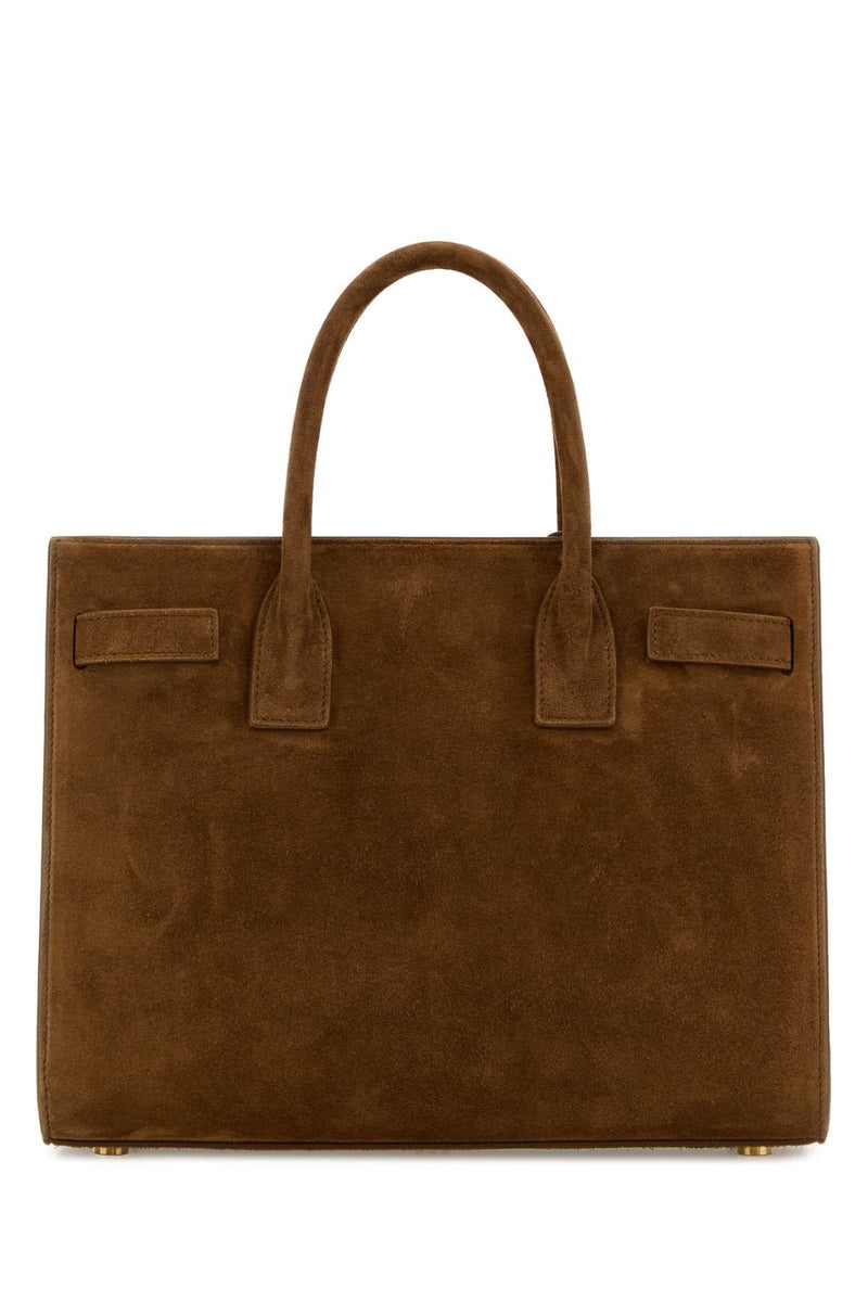 Saint Laurent Sac Shoulder Bag — Brown