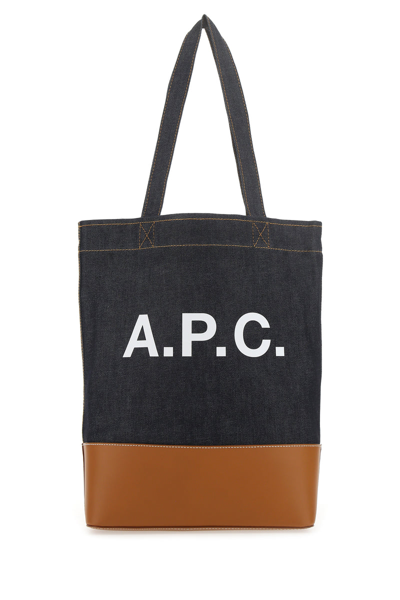 A.p.c. Cohlo Tote Bag — Navy Exterior: Fabric