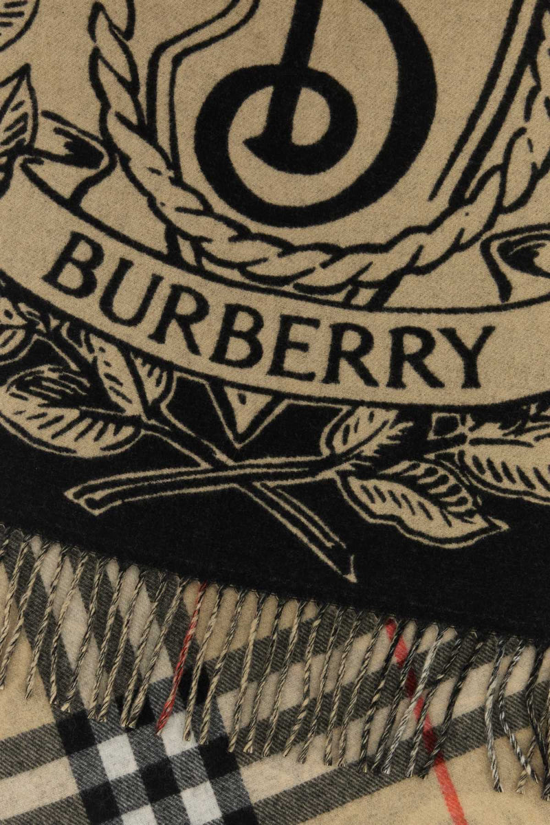 Burberry Stormy Knight Scarf — Beige Exterior: Cashmere Scarfs
