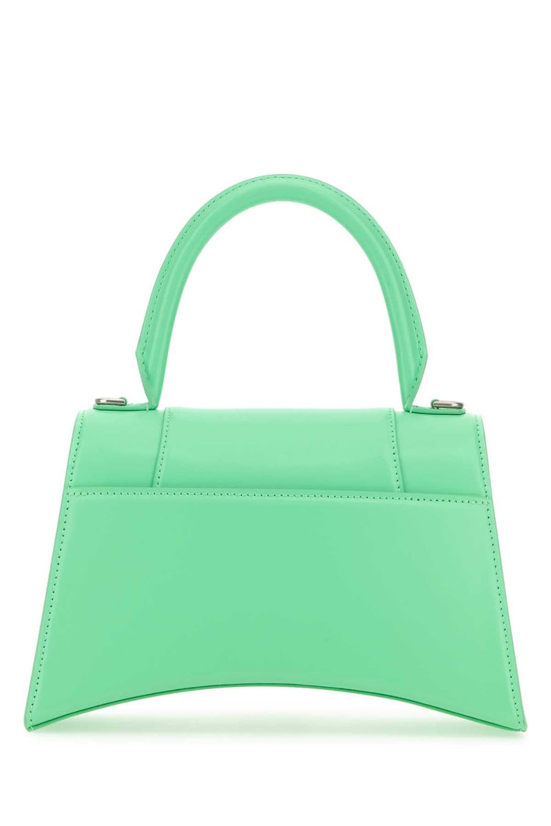Balenciaga Hourglass Top Handle Bag — Green
