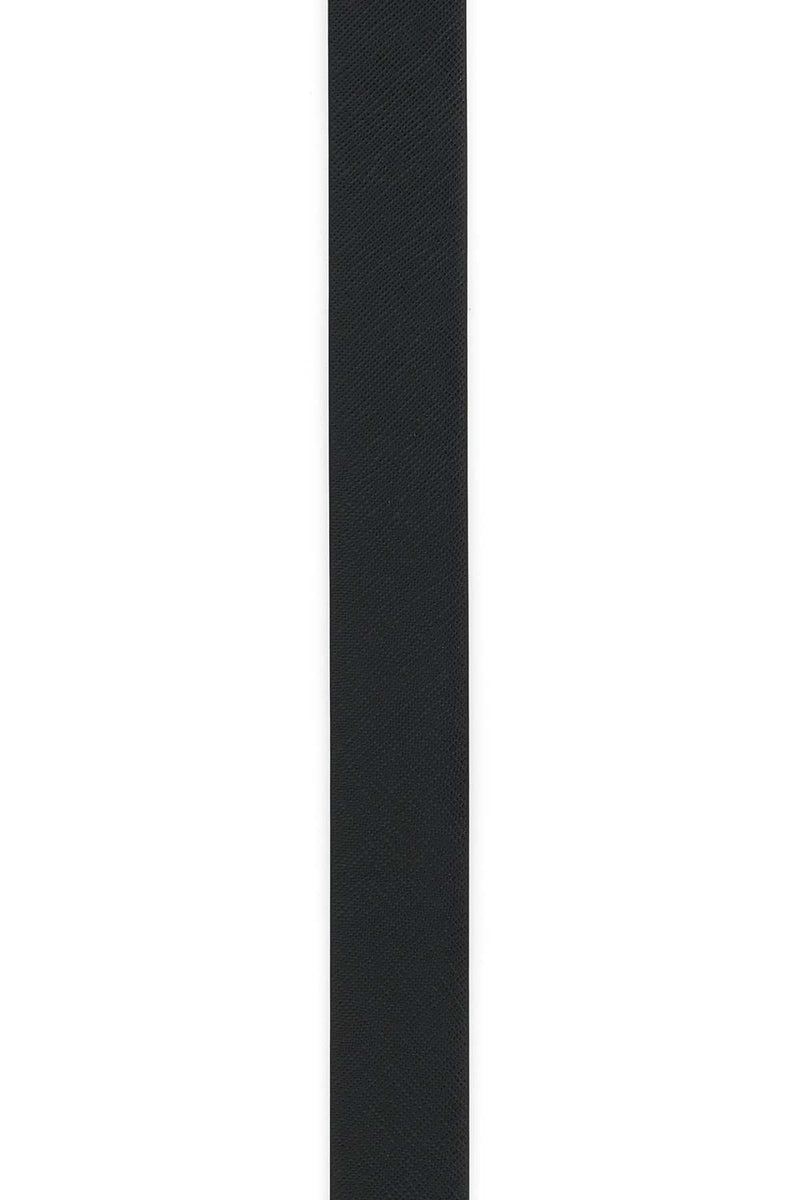 Prada Leather Reversible Belt — Black Vitello