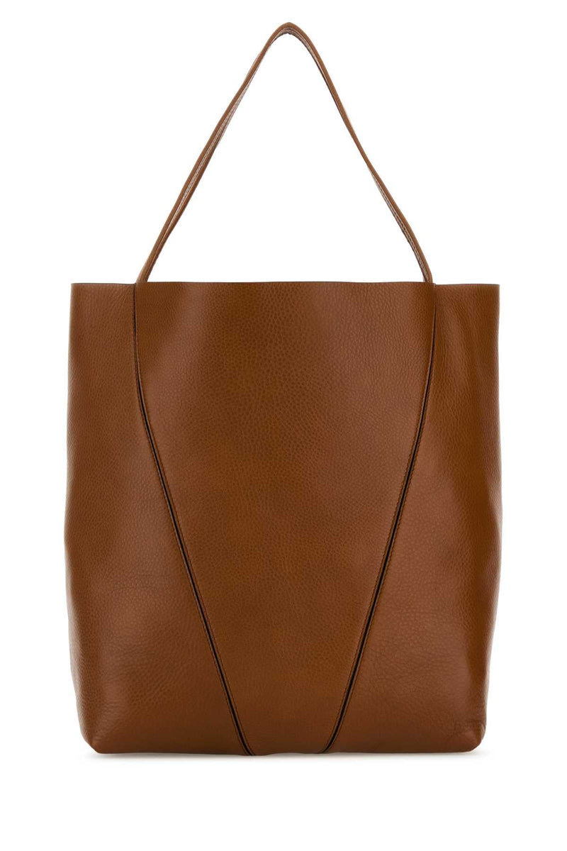 Chloé Spin Tote Bag — Brown