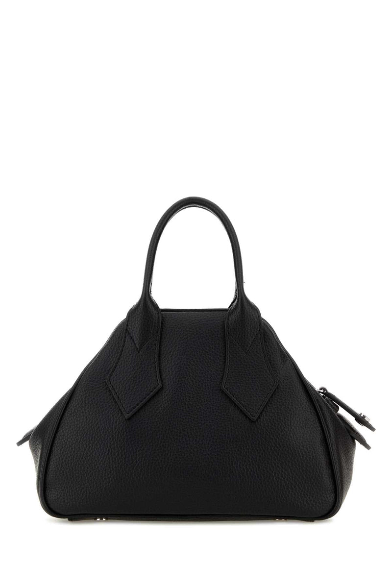 Vivienne Westwood Yasmine Small Top Handle Bag — Black