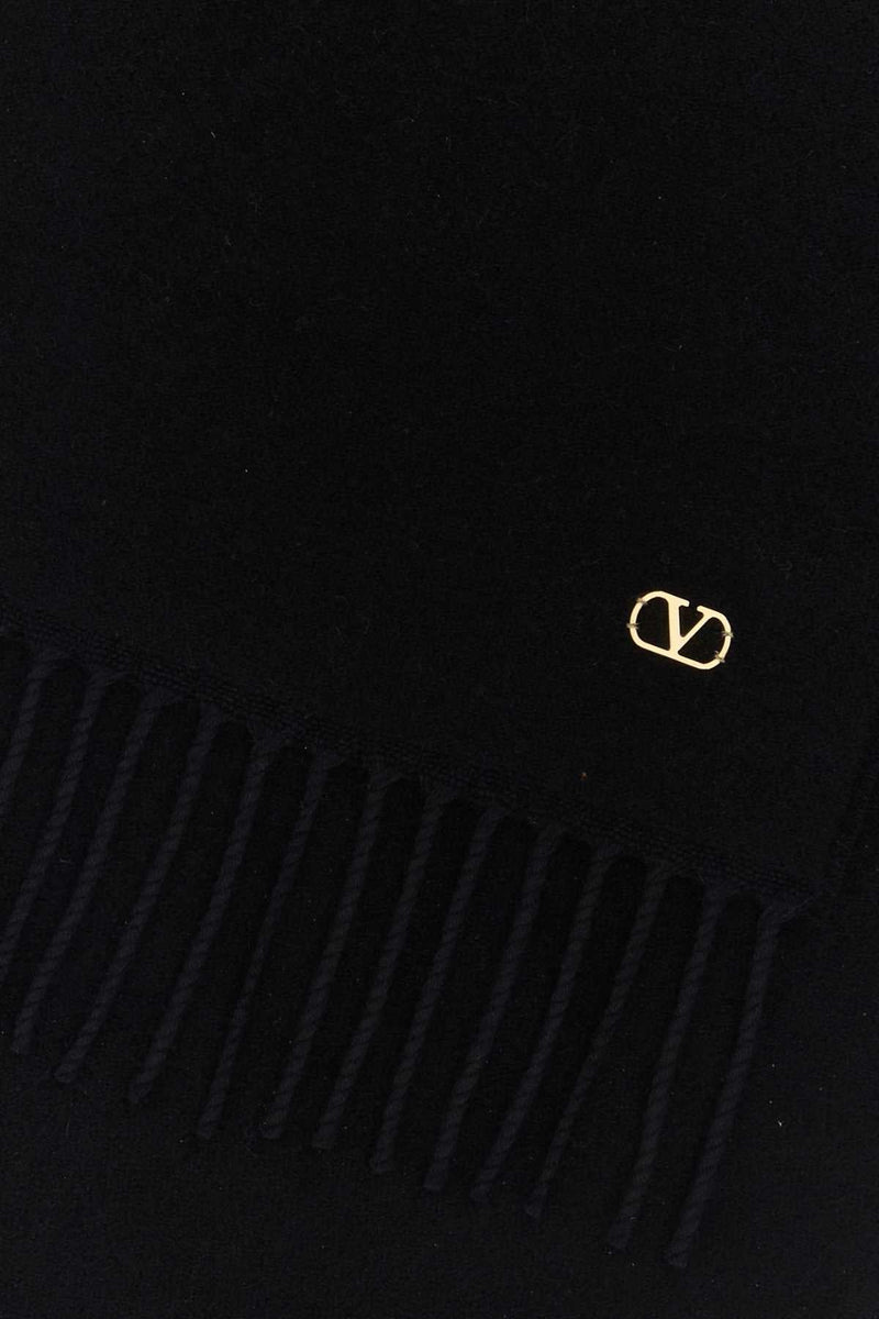 Valentino Garavani Scarf — Black Exterior: Cashmere Scarfs
