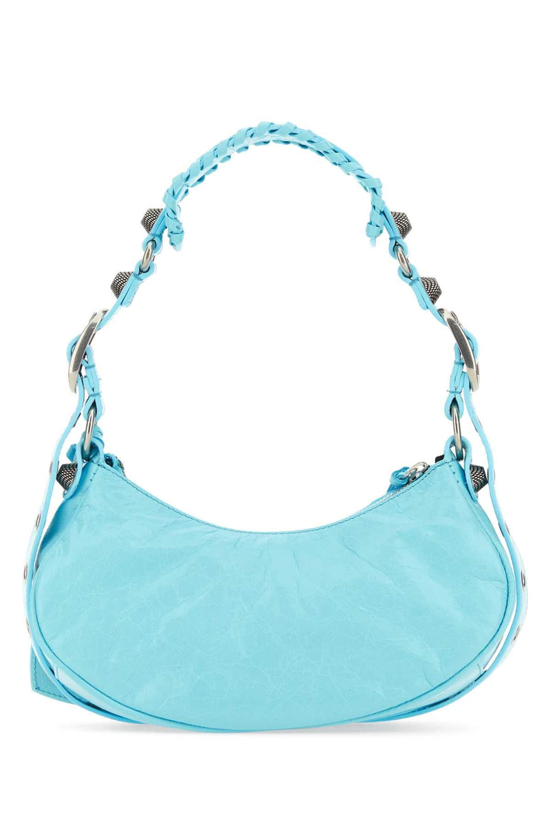 Balenciaga Le Cagole Xs Shoulder Bag — Blue T Domesticated Calf