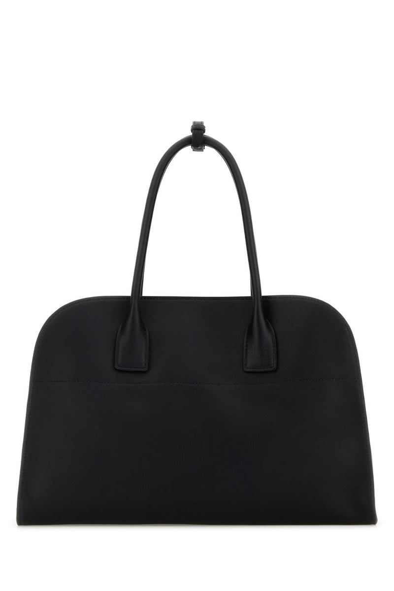 Prada Vitello Leather Shoulder Bag — Black