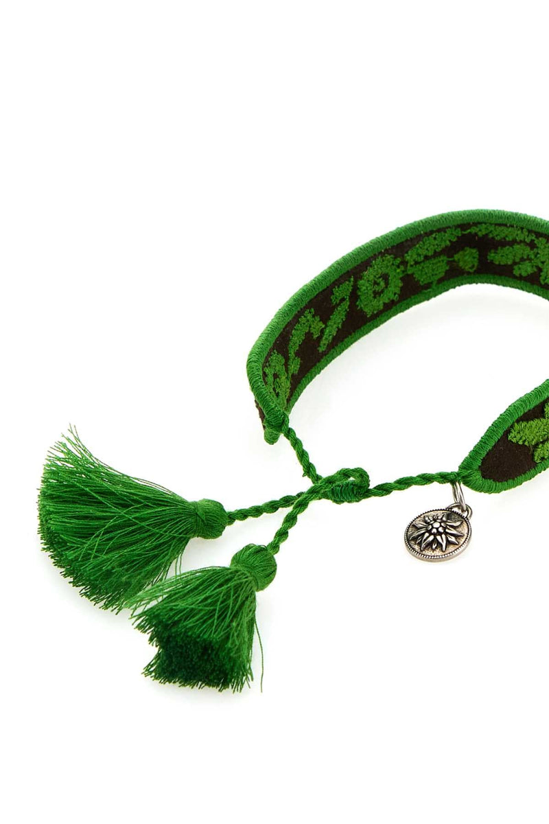 Prada Jewelry Bracelet — Green Vitello Bracelets