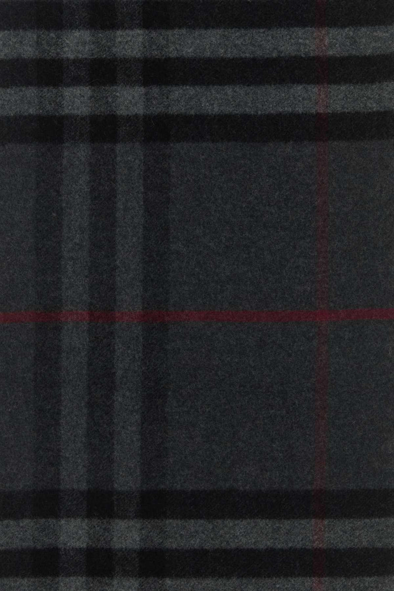 Burberry Double Scarf — Gray Exterior: Cashmere Scarfs