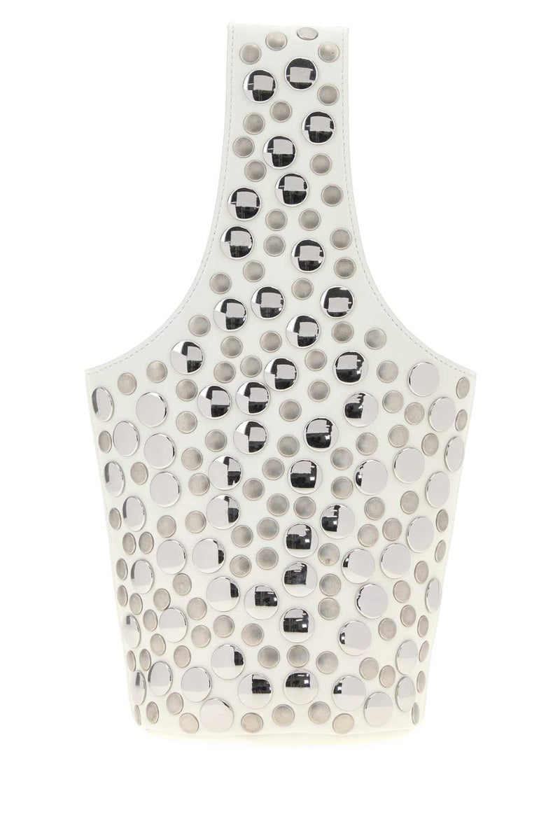 Khaite Livia Top Handle Bag — White
