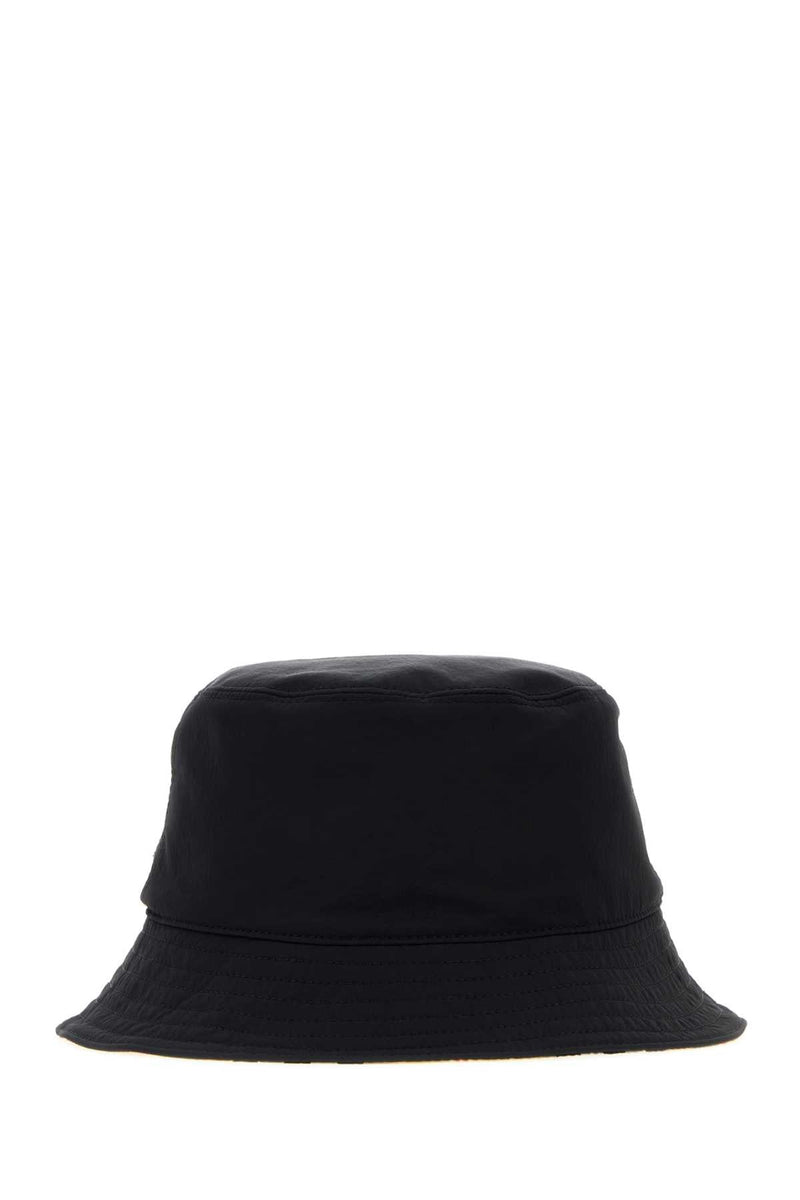 Burberry 8130424 Nylon Bucket Hat — Black Polyamide (nylon)
