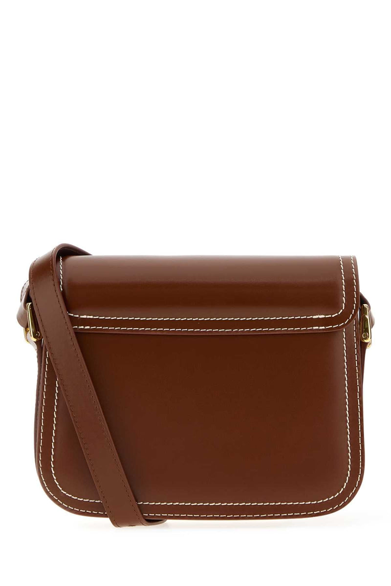 A.p.c. Grace Crossbody Bag — Brown