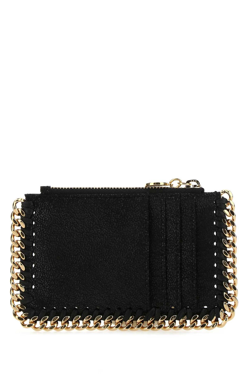 Stella Mccartney Card Case — Black F: Polyester Wallet