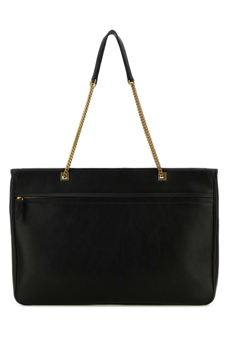 Valentino Garavani Tote Shoulder Bag — Black