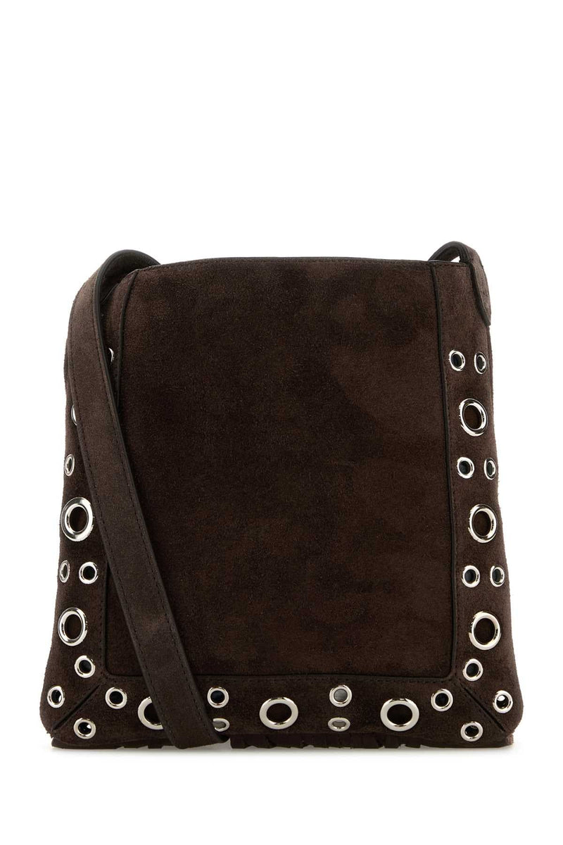 Valentino Garavani Cross Crossbody Bag — Brown