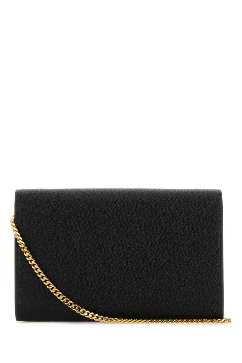 Saint Laurent Flap Wallet — Black