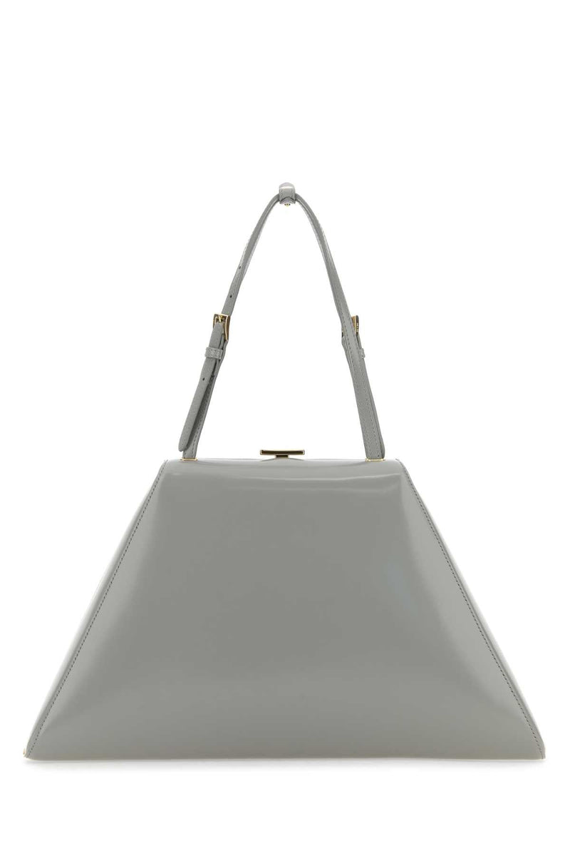 Prada Nube Shoulder Bag — Gray Vitello
