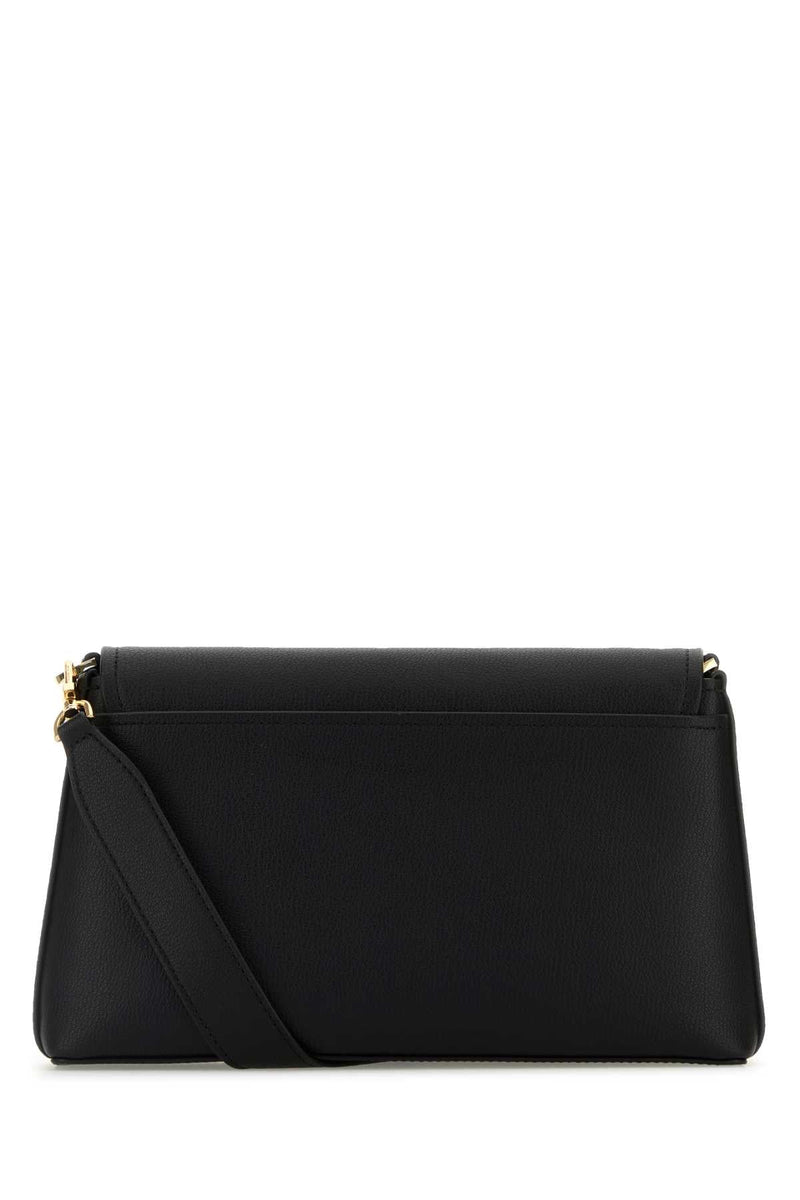 Michael By Kors Messenger Crossbody Bag — Black Cow Leather
