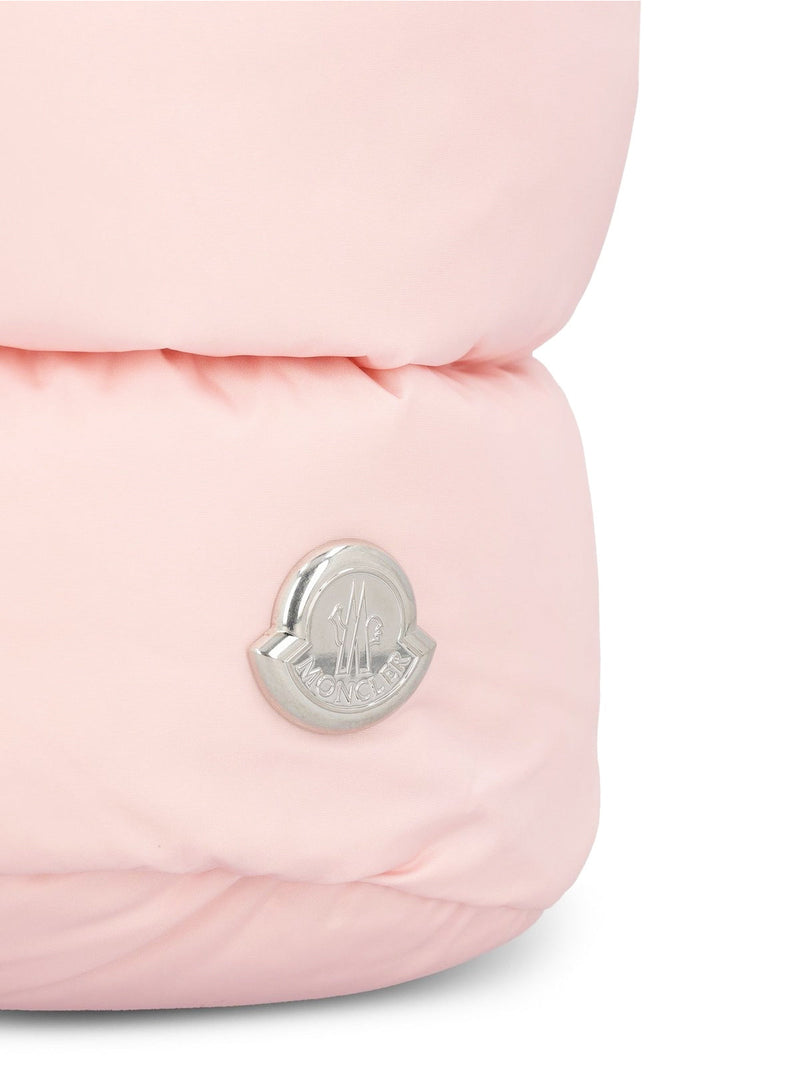 Moncler Caradoc Bucket Bag — Pink Polyamide