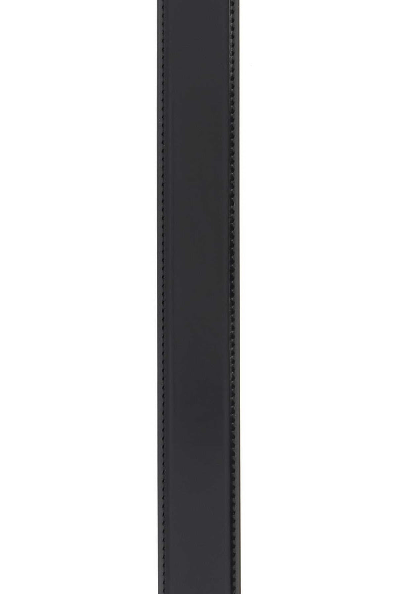 Valentino Garavani Vlogo Signature Malachite Buckle Belt — Black