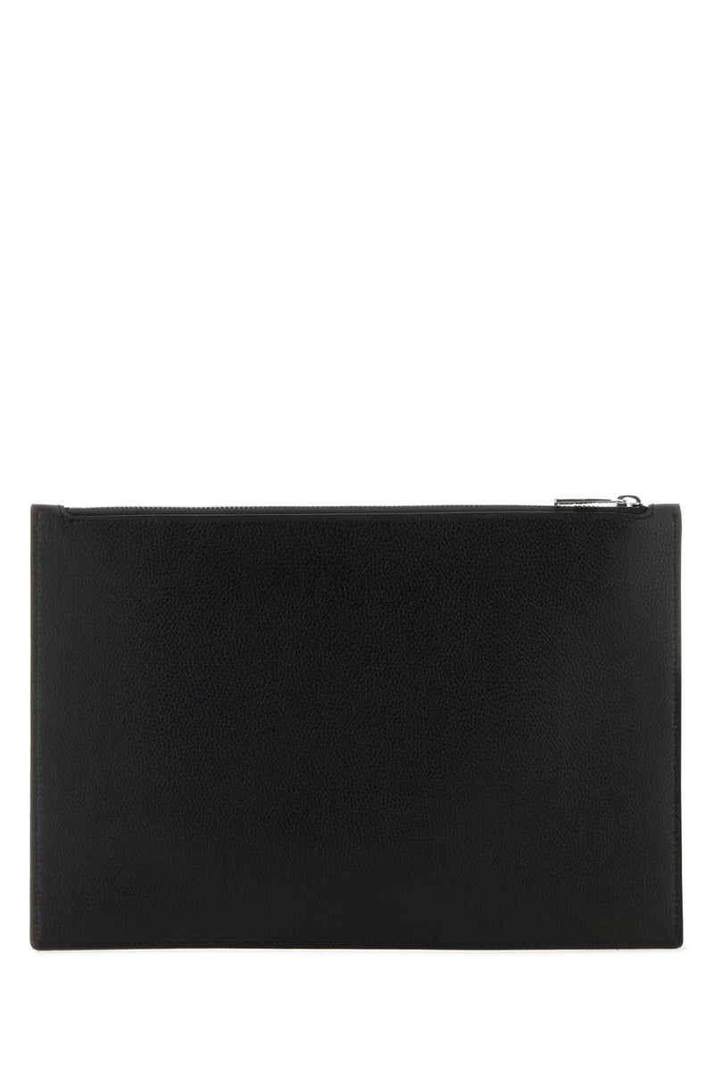 Alexander Mcqueen Beauty Clutch — Black Wallet