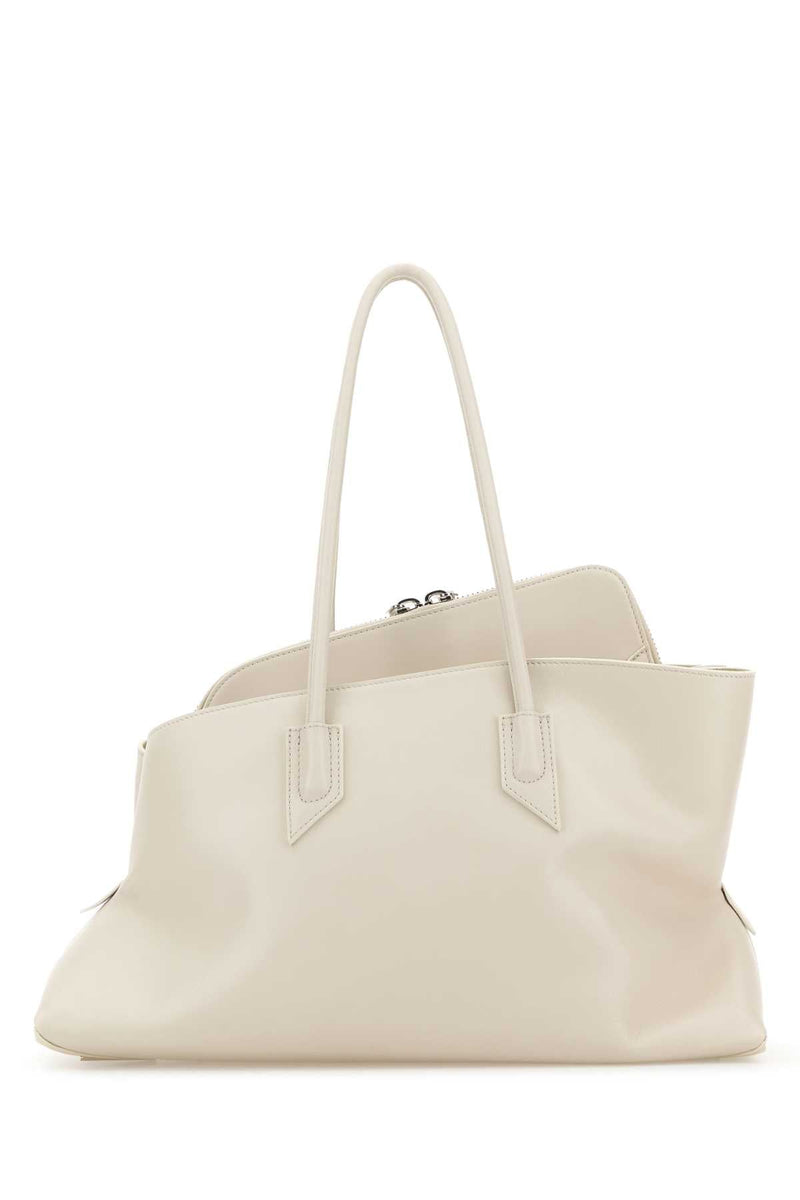 The Attico La Passeggiata Medium Shoulder Bag — Ivory