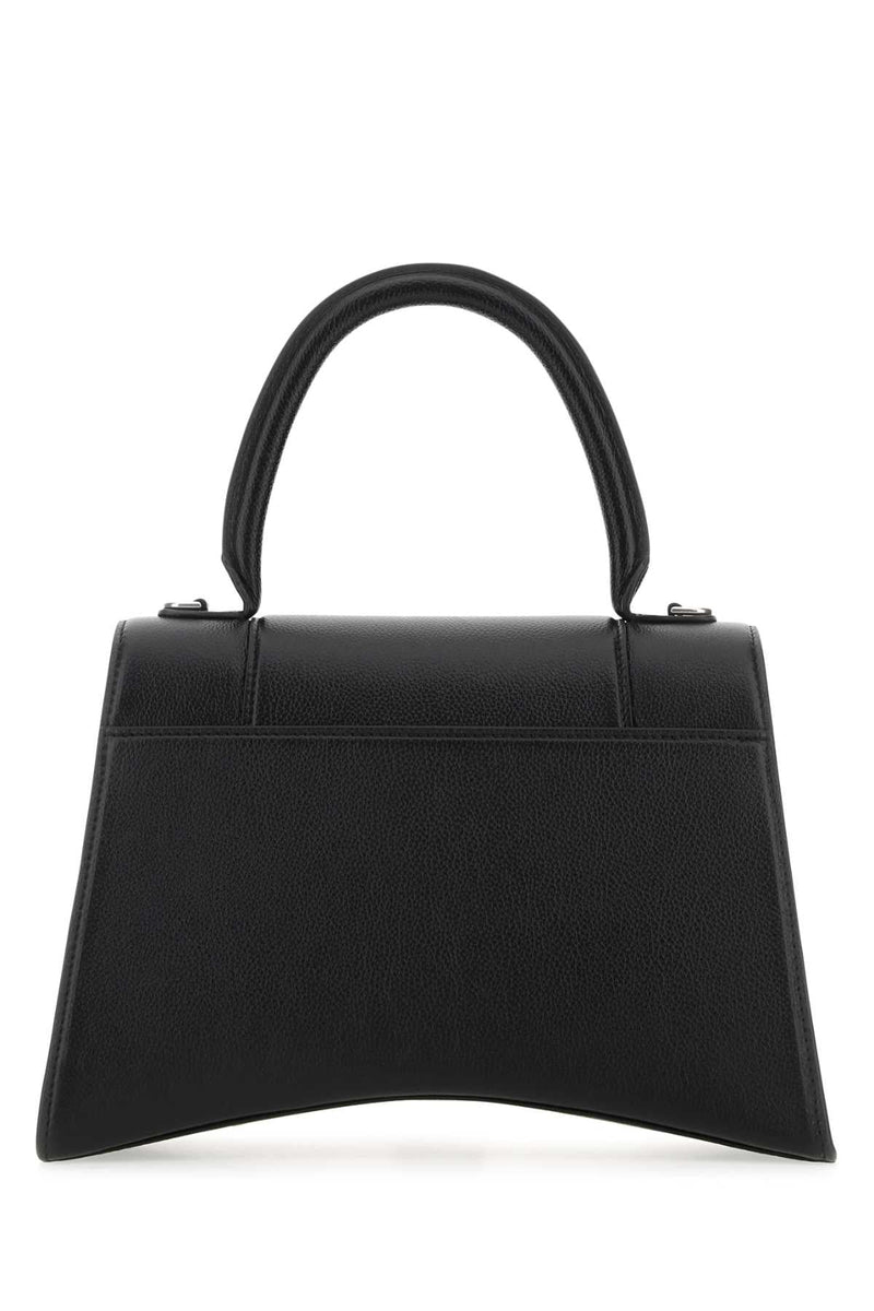 Balenciaga Hourglass Top Handle Bag — Black