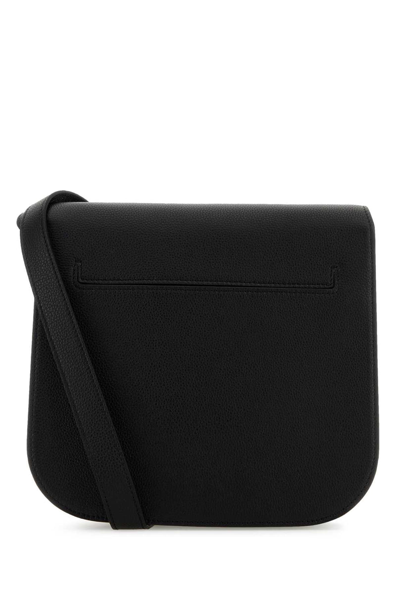 Tom Ford Leather Crossbody Shoulder Bag — Black