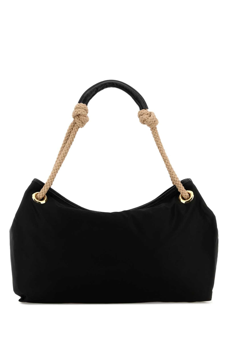 Prada Sacca Shoulder Bag — Black