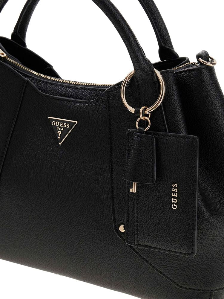 Guess Shoulder Bag — Black Polyurethane
