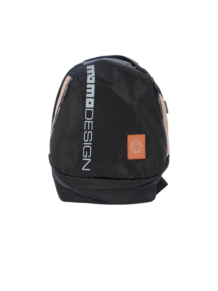 Momo Design Dual Strap Nylon Backpack — Black