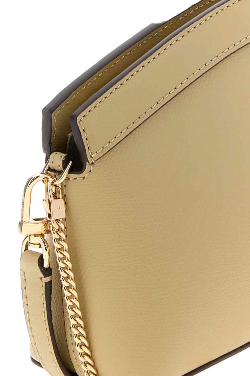 Michael By Kors Dome Clutch — Beige