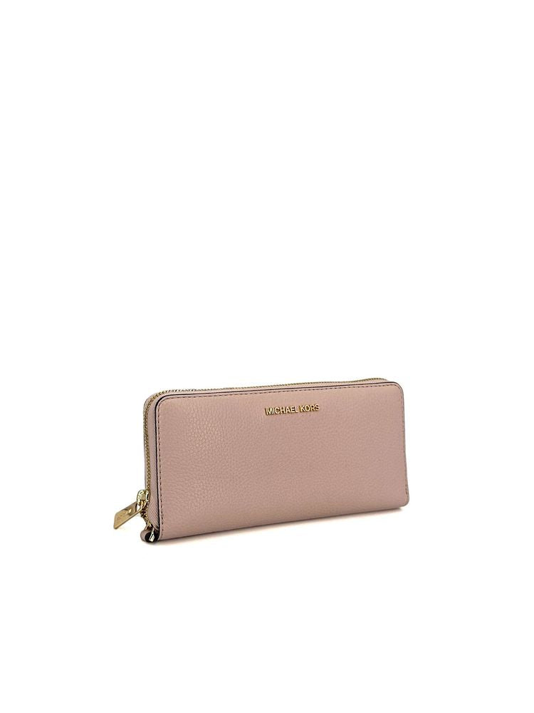Michael Kors Leather Continental Wallet — Pink