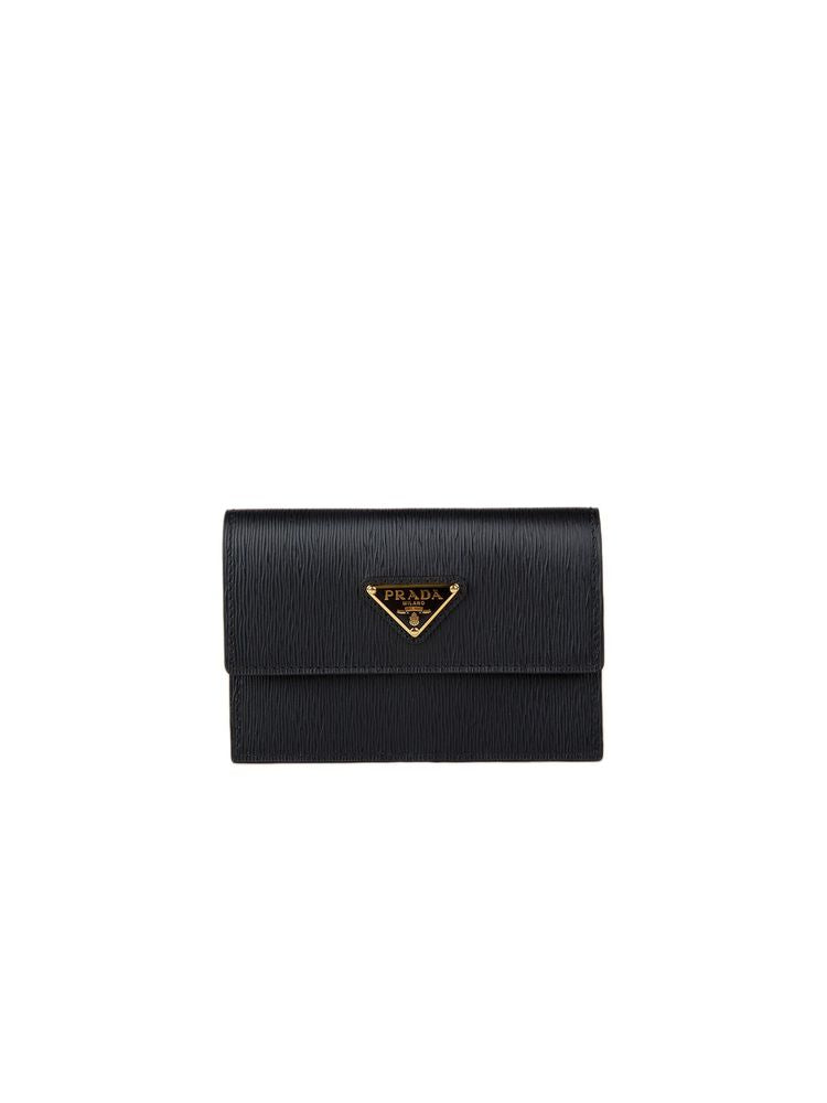 Prada Saffiano Leather Wallet — Black
