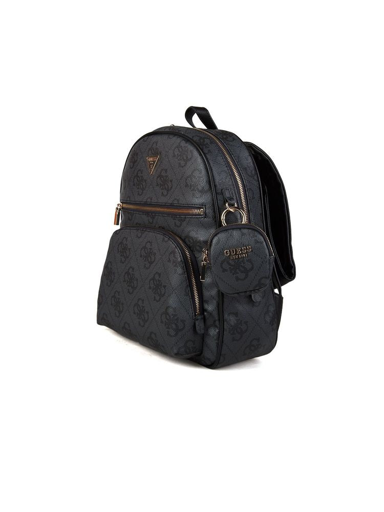 Guess Power Play Ii Backpack — Black Polyurethane