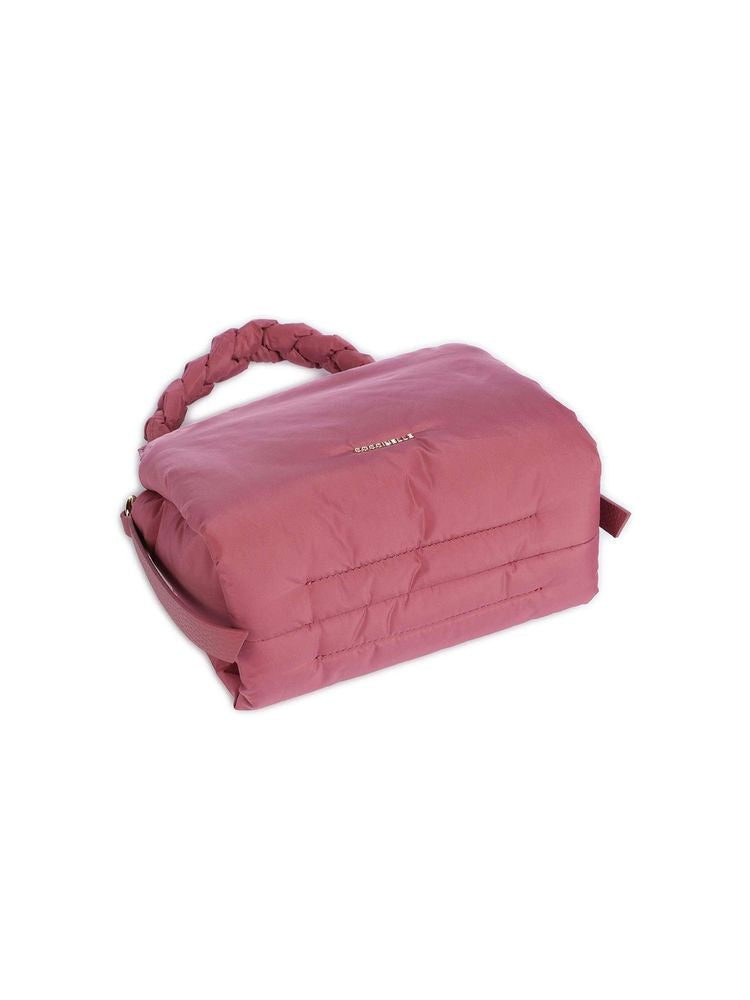 Coccinelle Boheme Shoulder Bag — Pink Polyester