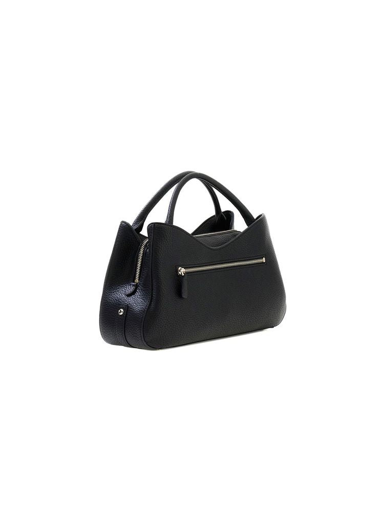 Guess Jessa Girlfriend Shoulder Bag — Black Polyurethane