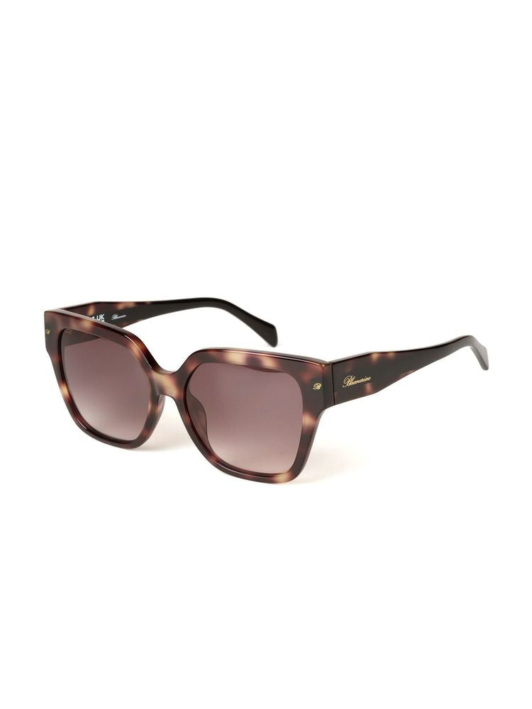 Blumarine Sbm905 Havana Brown Acetate Sunglasses —