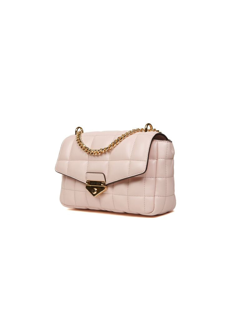 Michael Kors Soho Shoulder Bag — Pink Polyvinyl Chloride