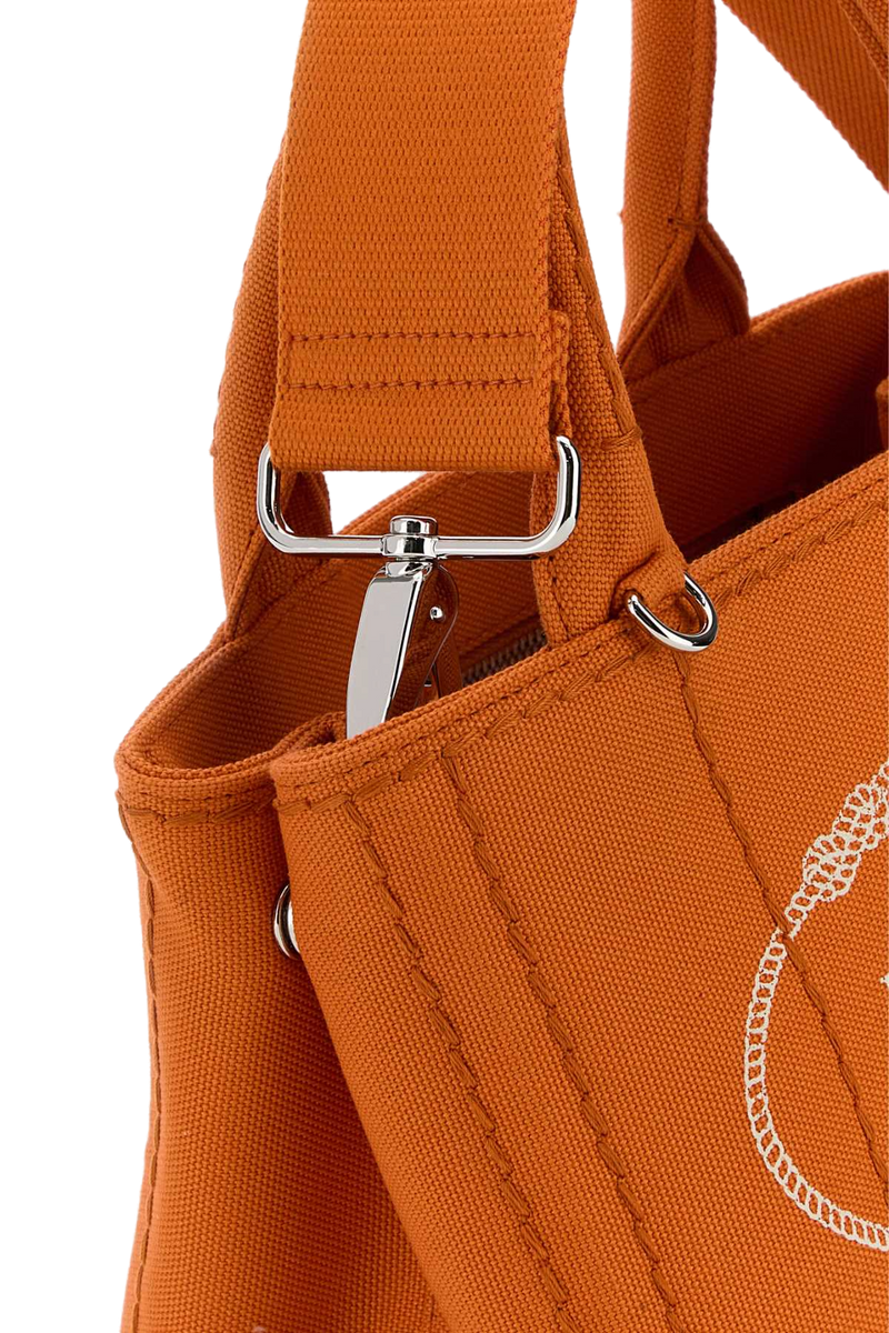 Prada Jardiniére Tote Bag — Orange